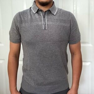 BANANA REPUBLIC - short sleeve supima cotton polo - Sz Small